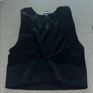 Urban Outfitters Black Sleeveless Crop Top